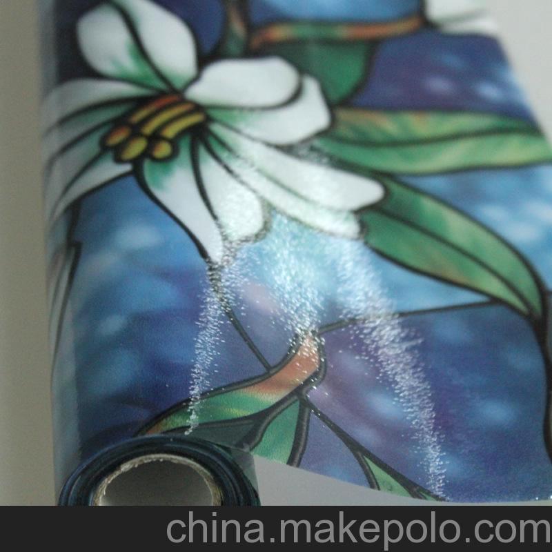 玻璃紙批發(fā) 凡菲彩色靜電窗貼 浴室櫥窗貼 歐式藝術手繪窗花貼