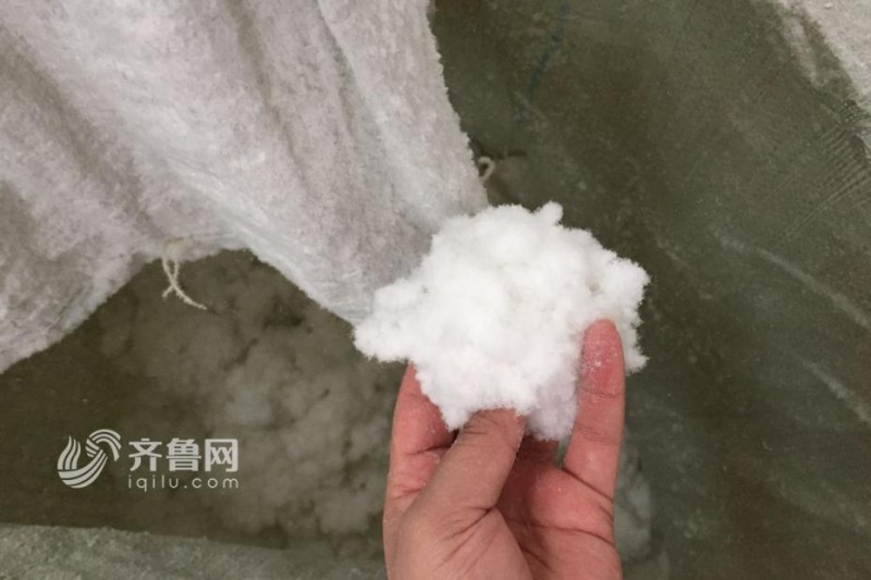 散漿,疑似成人紙尿褲填充物