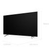 TCL 55P6 55英寸4K金屬超窄邊LED液晶電視 支持有線/無(wú)線連接 3840x2160分辨率 LED顯示屏 二級(jí)能效 配掛架  一年保修 黑色