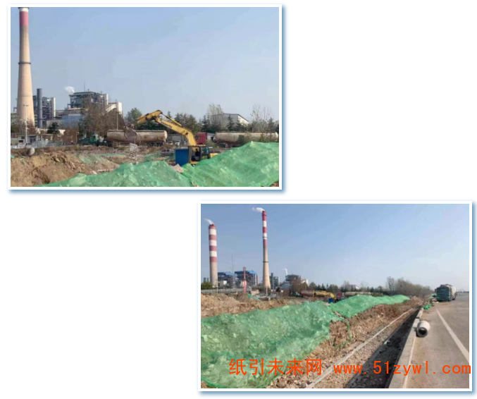 交通和建設(shè)局已完成華能電廠(chǎng)供熱管道和排灰管道的遷移